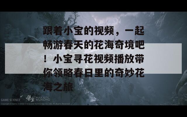 跟着小宝的视频，一起畅游春天的花海奇境吧！小宝寻花视频播放带你领略春日里的奇妙花海之旅