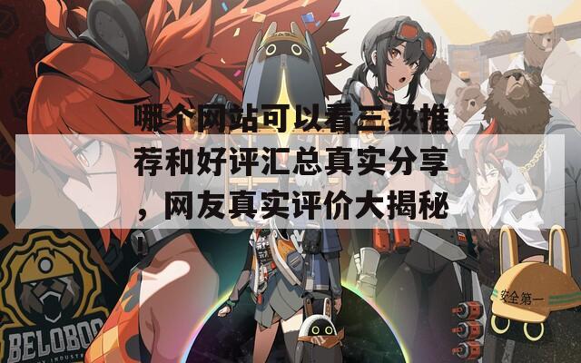 哪个网站可以看三级推荐和好评汇总真实分享，网友真实评价大揭秘！