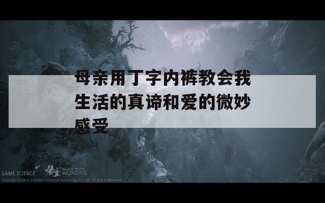 母亲用丁字内裤教会我生活的真谛和爱的微妙感受