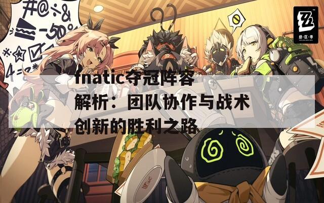 fnatic夺冠阵容解析：团队协作与战术创新的胜利之路