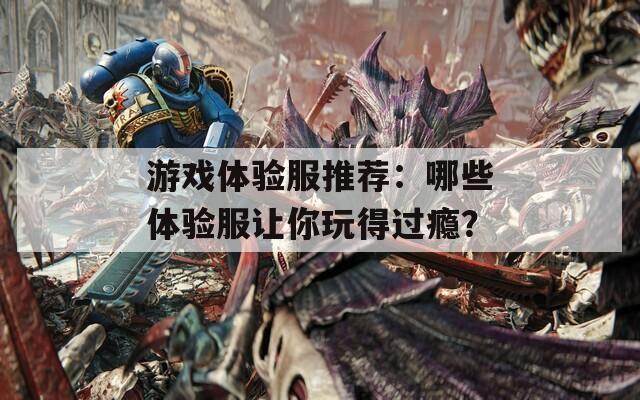 游戏体验服推荐：哪些体验服让你玩得过瘾？