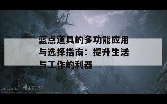 蓝点道具的多功能应用与选择指南：提升生活与工作的利器