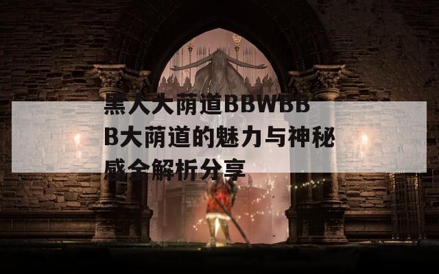 黑人大荫道BBWBBB大荫道的魅力与神秘感全解析分享