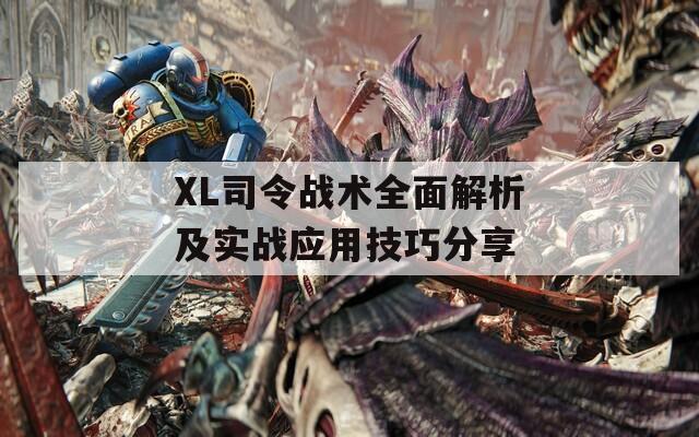 XL司令战术全面解析及实战应用技巧分享
