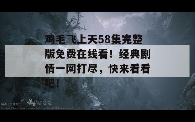 鸡毛飞上天58集完整版免费在线看！经典剧情一网打尽，快来看看吧！