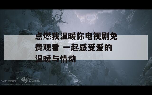 点燃我温暖你电视剧免费观看 一起感受爱的温暖与情动