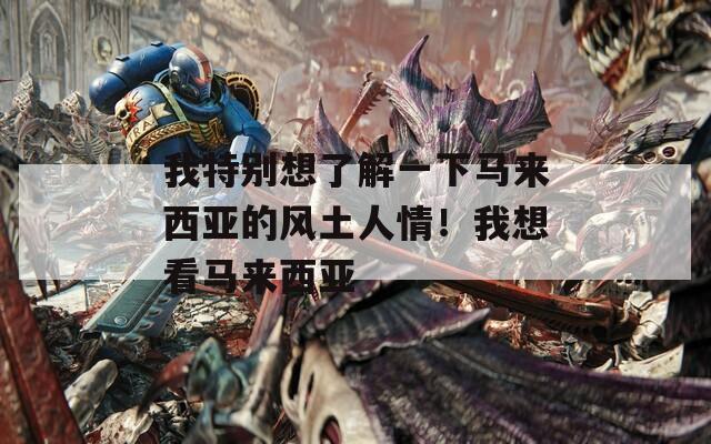 我特别想了解一下马来西亚的风土人情！我想看马来西亚