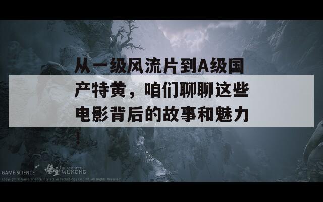 从一级风流片到A级国产特黄，咱们聊聊这些电影背后的故事和魅力！