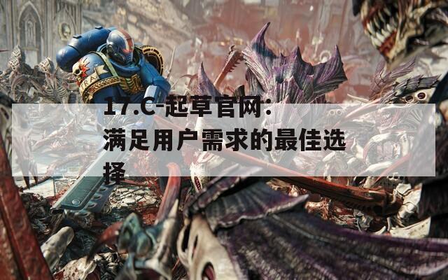 17.C-起草官网：满足用户需求的最佳选择