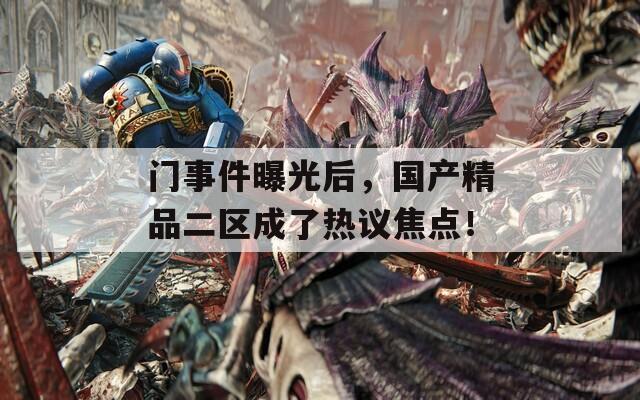 门事件曝光后，国产精品二区成了热议焦点！