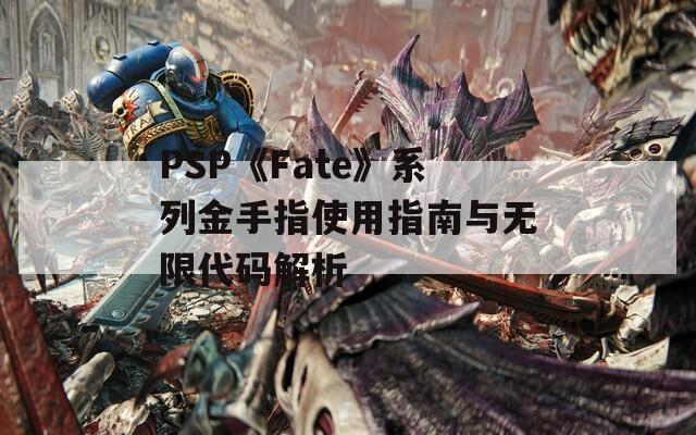 PSP《Fate》系列金手指使用指南与无限代码解析